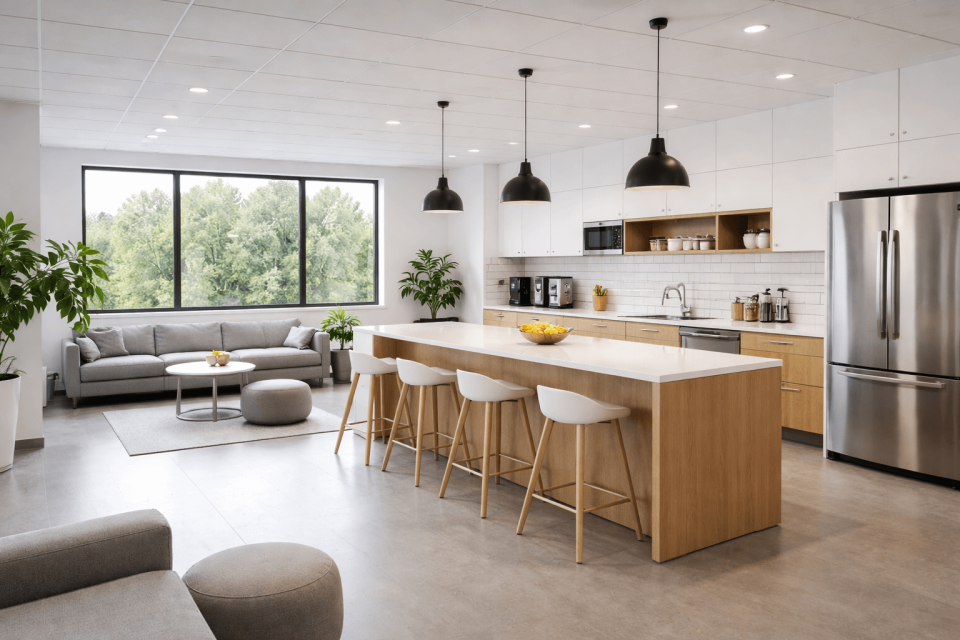 Pausenbereich mit Küche in Oberhausen